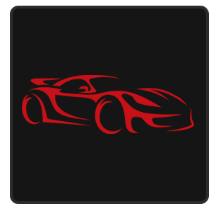 Towing Service Icon Classic Car Custom Luxury Transport North and South Towing